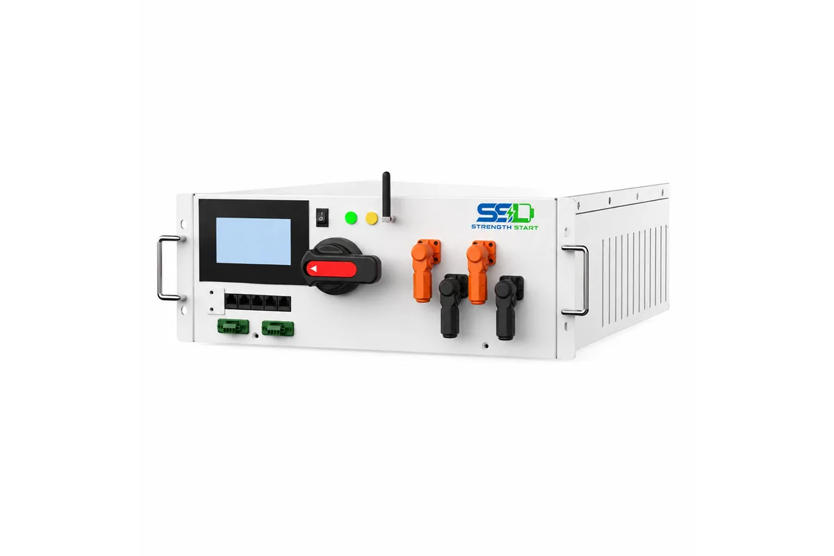 SSLBATT 48 V rackmount battery control box with integrated display